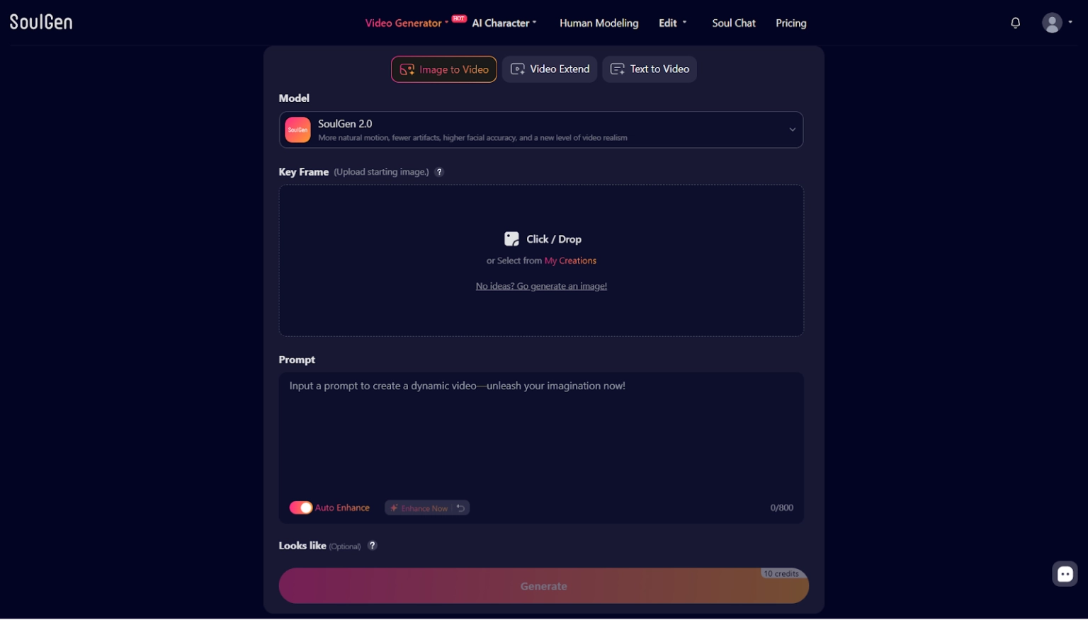 SoulGen Video Generator